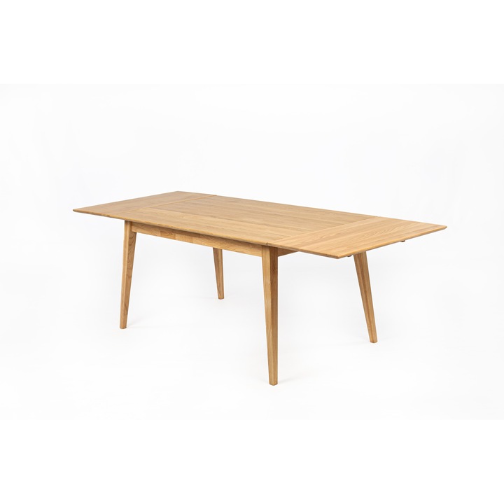 Masa lemn de stejar extensibila, OSLO, natur, 140-230 x 90 cm