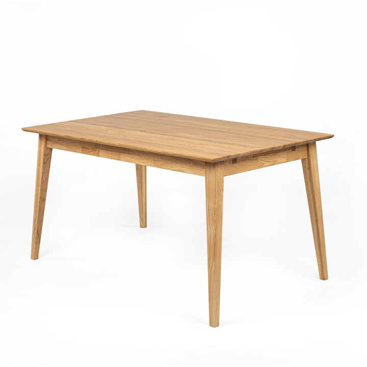 Masa lemn de stejar extensibila, OSLO, natur, 140-230 x 90 cm