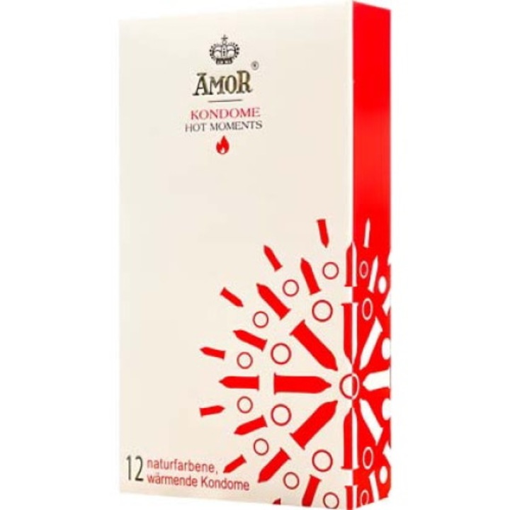 Prezervative Amor Hot Moments 12 buc