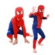 Set costum Spiderman KidMania® si masca cu lumini pentru copii, 5-7 ani, 110 - 120 cm