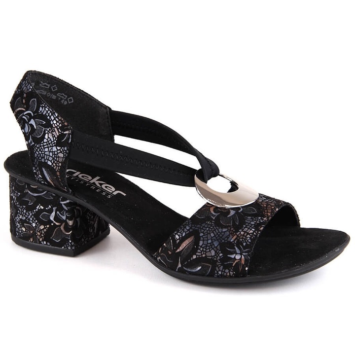 Sandale pentru femei, Rieker, BM191913, Negru