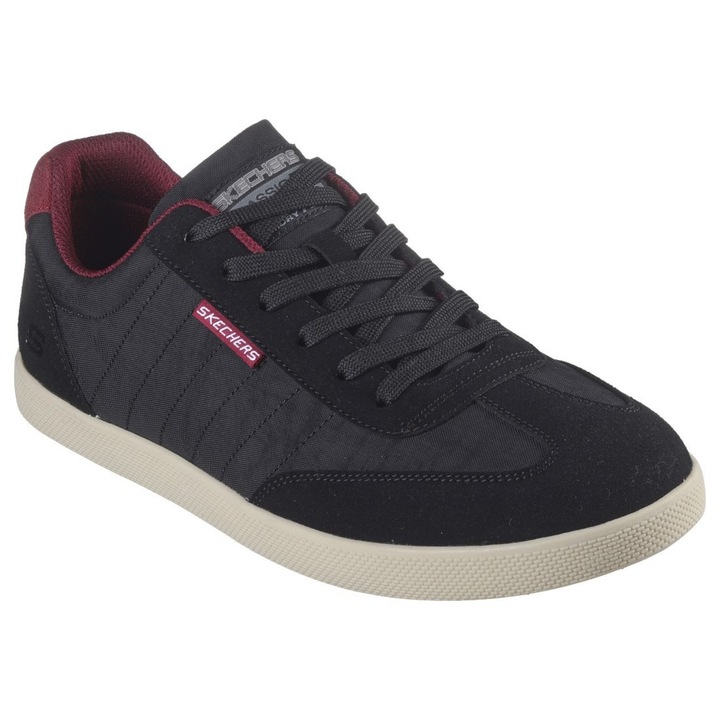 Skechers Skechers Placer Vinson férfi sneaker fűzős félcipő 210824-BLK