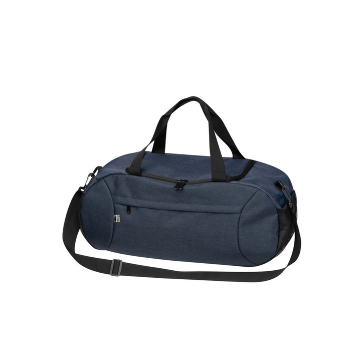 Спортна чанта, Фитнес, Болоня, Модерен дизайн, 54 × 20 × 25 см, Тъмносиньо
