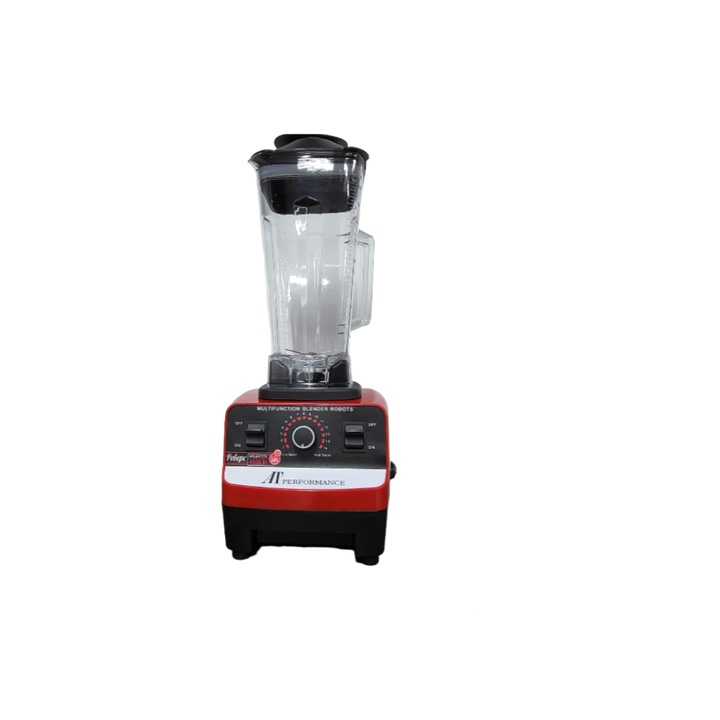 Блендер 2 в 1, AT PERFORMANCE, 15 скорости, 32 000 об./мин., 4500 W, Pulse, 2.5 L, Черен с червено
