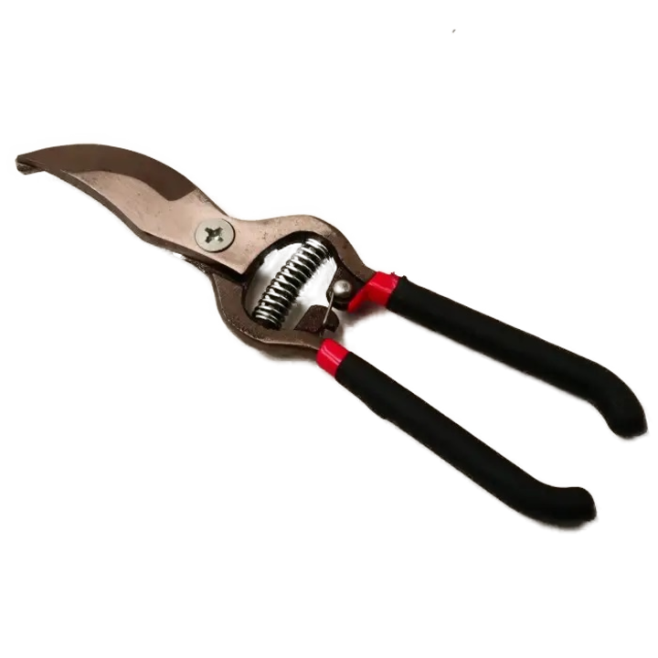 Foarfeca de gradina Pentru Flori, Pomi, Vita de Vie, Otel, Arc Strangere, 24 cm, Negru, Dalimag