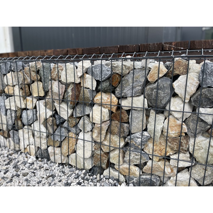 Piatra pentru gard gabion, Mixtura, >6cm, 500kg, Producator Rotanis