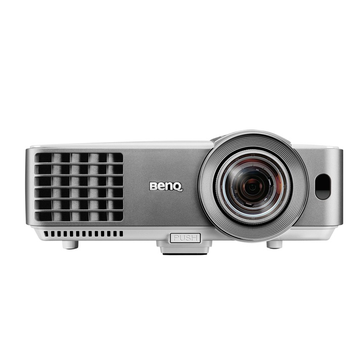 Videoproiector BenQ MW632ST, 1280 x 800 pixeli, 16:10, 3200 lm, DLP, 10000 h, Fara Wi-Fi incorporat, Gri