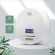 Detector alarma fum Farrot SR-907, si monoxid de carbon senzor gaz CO, LCD, HD
