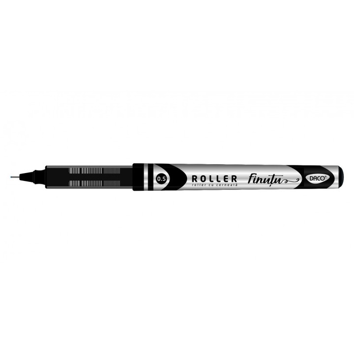 Set 12 pixuri roller Daco Finutu, negre