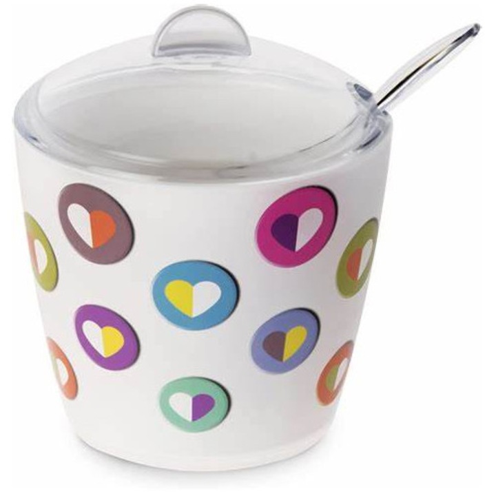 Zaharnita PlexArt 9x6x11, 05 cm 0.25 L - Heart