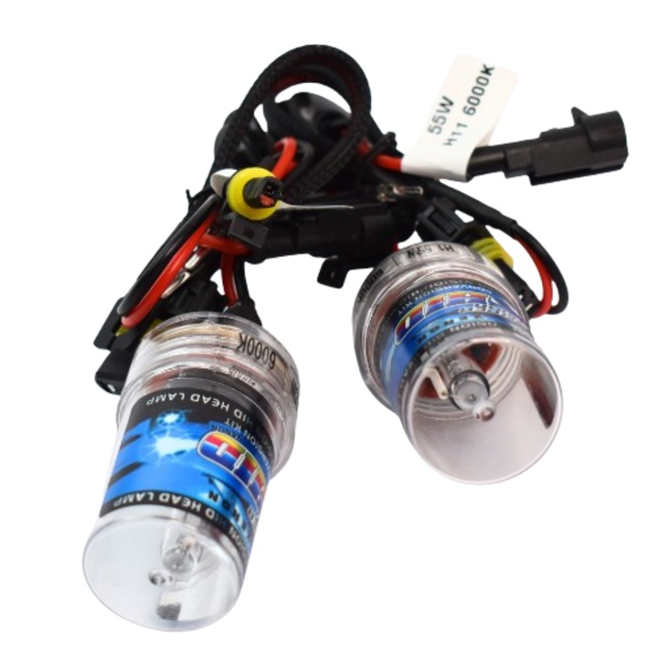 Комплект 2 автомобилни крушки Xenon HID Super Vision H11 55W 6000K CNlight