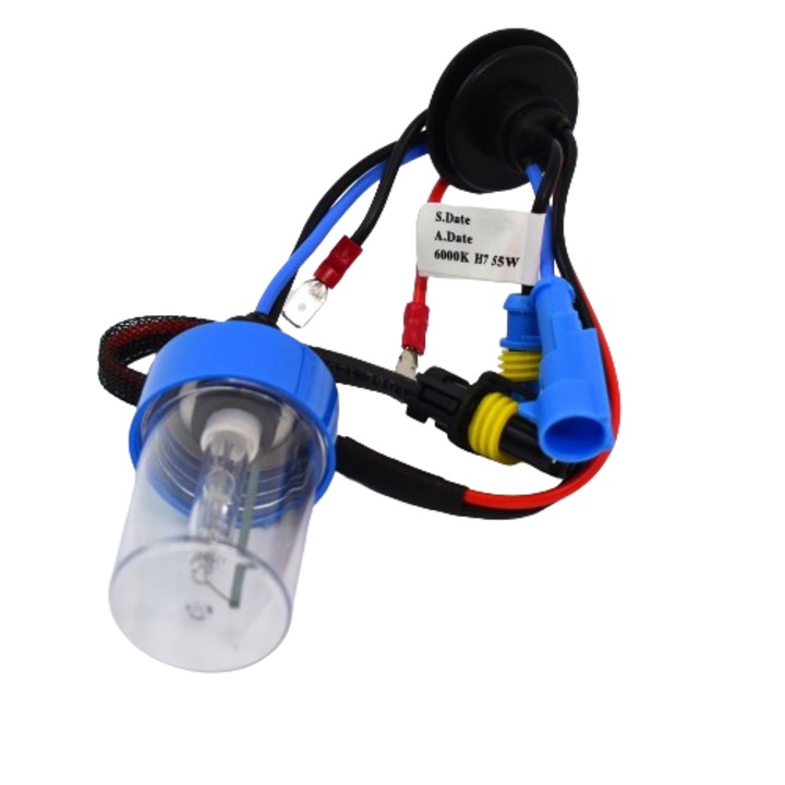 Автомобилна крушка Xenon HID H7 55W, 6000K CNlight