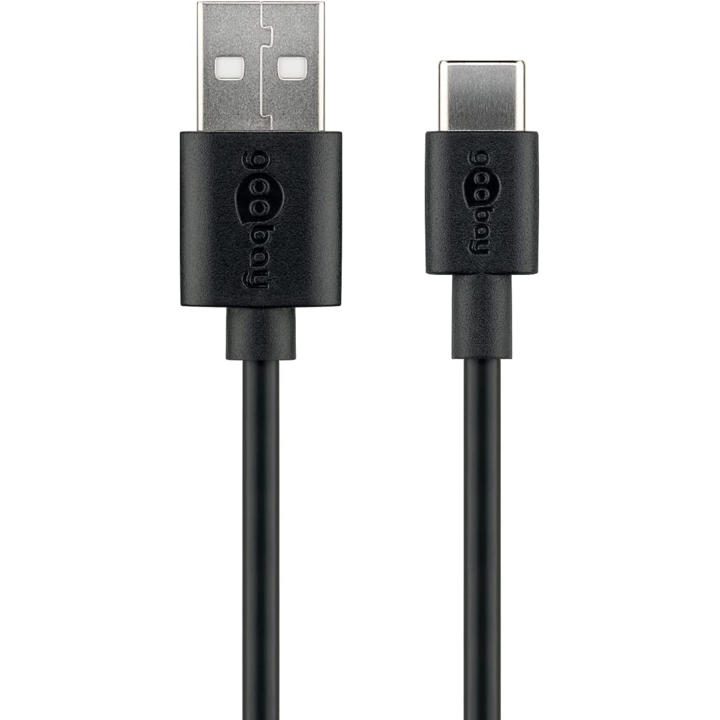 Goobay 59124 USB apa - USB-C apa Adat és töltőkábel (3m) (59124)