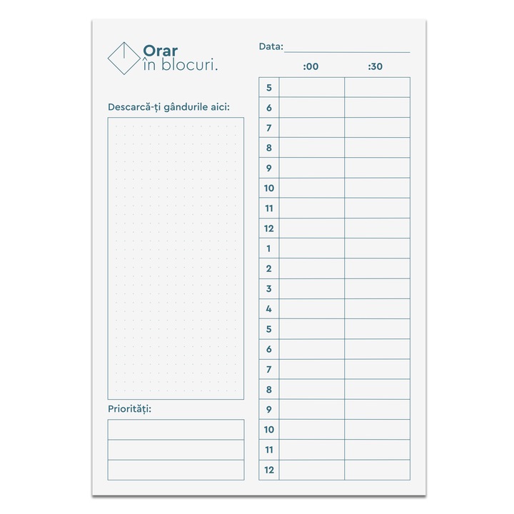 График в блокове, A4, 60 листа