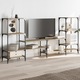 Comoda TV vidaXL, stejar sonoma, 206,5x28,5x95 cm, lemn compozit, 22.6 Kg