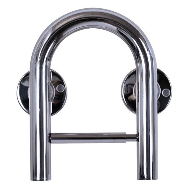 Bara acces toaleta Uwe Ridder, pentru seniori, crom, otel inoxidabil, sustine maxim 110 kg, A220300