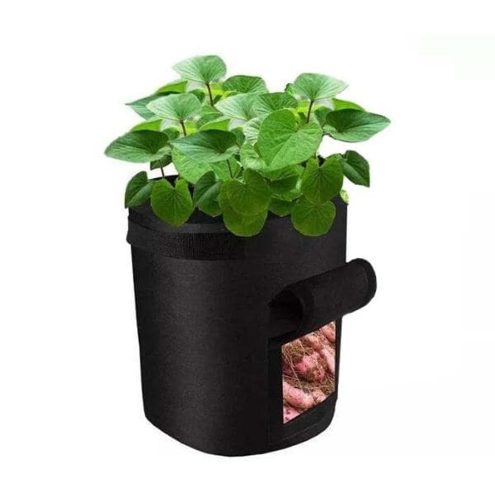 Hordozható kerti állvány - Florafold Fekete 30 x 35 cm, 26 literes térfogat lélegző anyag