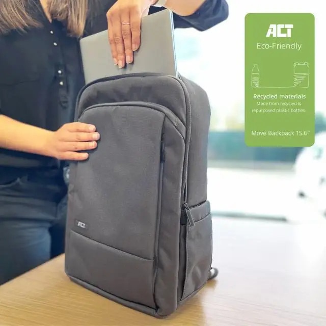 Rucsac laptop ACT AC8560, pana la 15.6", Gri