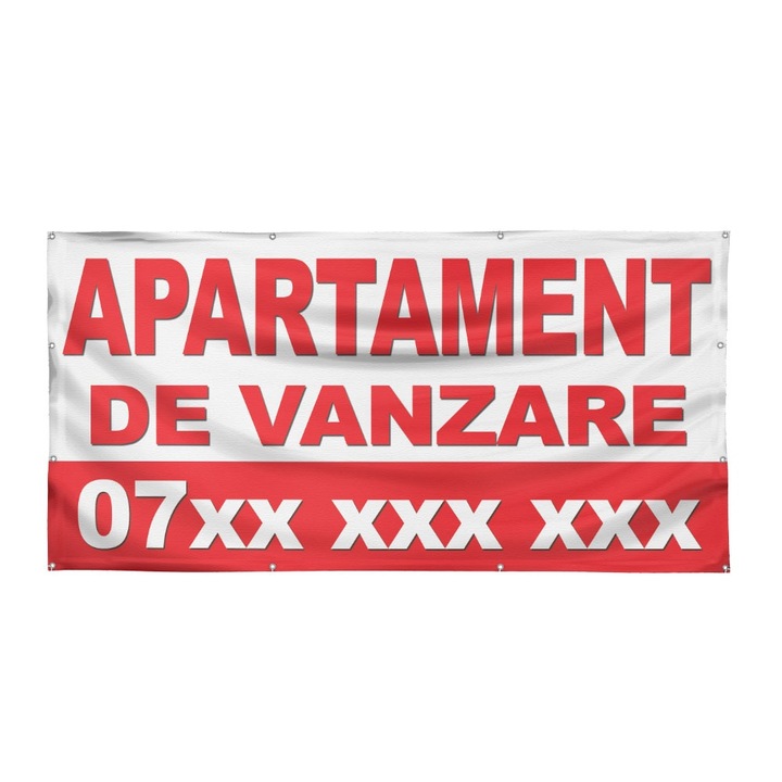 Banner "Apartament de Vanzare" 150x75 cm