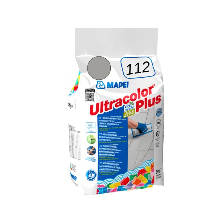 Замазка UltraColor Plus Medium Grey 112, 5кг