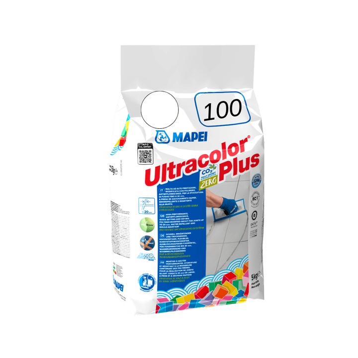 Замазка UltraColor Plus 100 Бяла, 5 кг