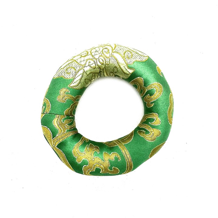 Perna suport pentru bol tibetan, 10 cm, verde, Ancient Wisdom