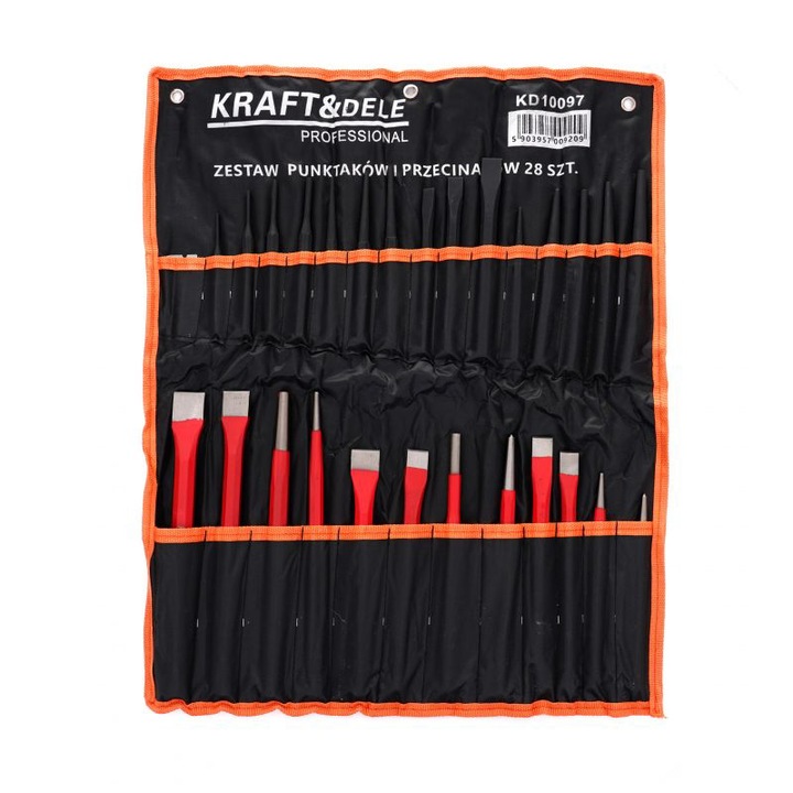 Set dalti si dornuri, 28 elemente, Kraft&Dele KD10097