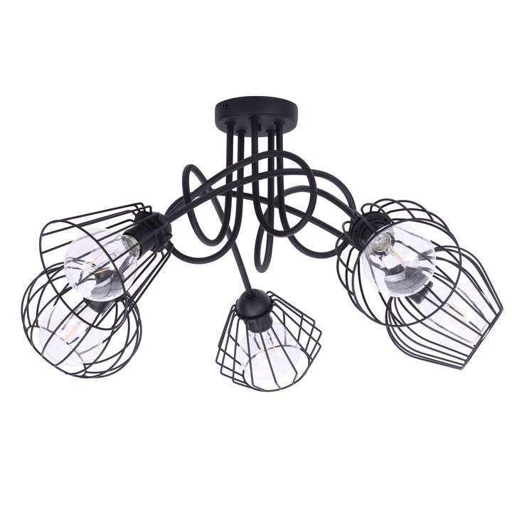 Полилей, Модерен, Индустриален, Ретро, Edison_1427/5/Cz/D