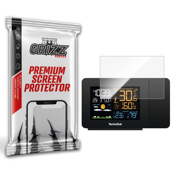 Folie statie meteo, GrizzGlass, Ceramic, Pentru TECHNISAT iMeteo P1