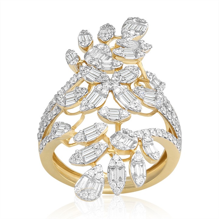 Inel Aur 18k Diamante BLANCO'S, RAJR33413-Y54, Marime 54