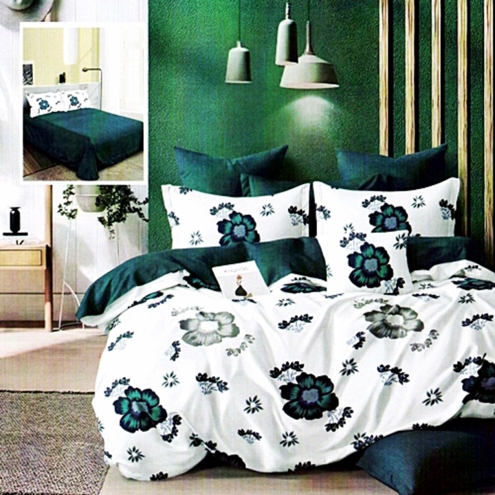 Lenjerie de pat Finet, 6 piese, pentru pat dublu, Pucioasa, Multicolor, RA445