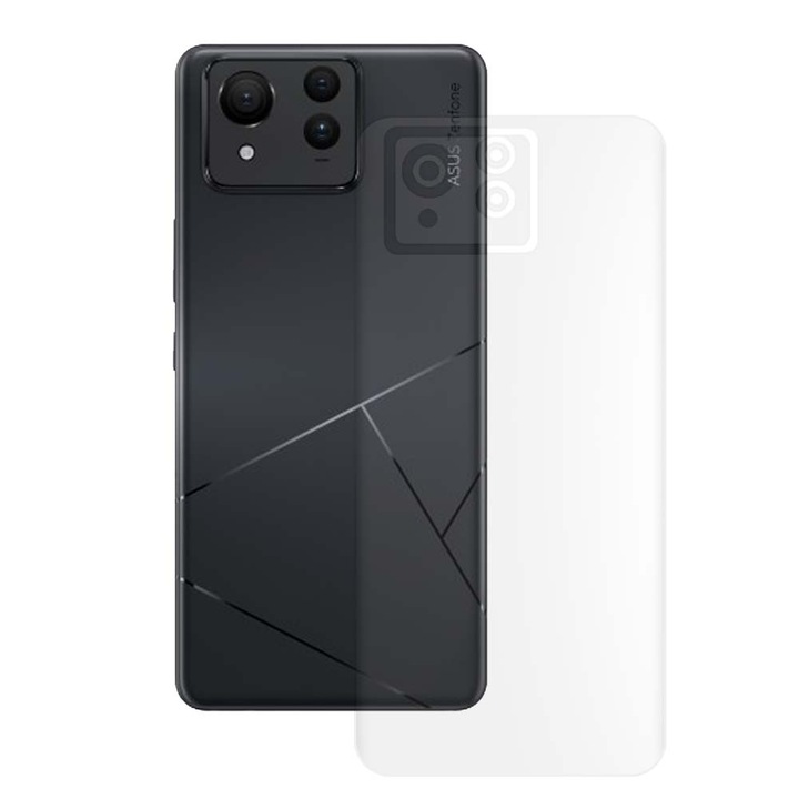 SILKASE matt hátfólia Asus Zenfone 11 Ultra-hoz, hátvédő, szilikon