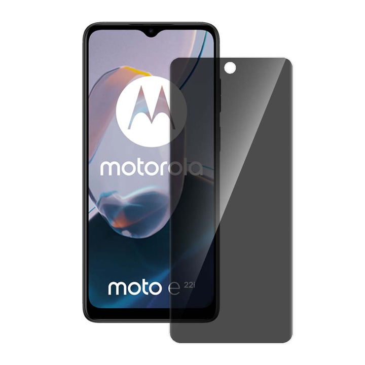 SILKASE adatvédő fólia Motorola Moto E22i-hez, képernyővédő, szilikon