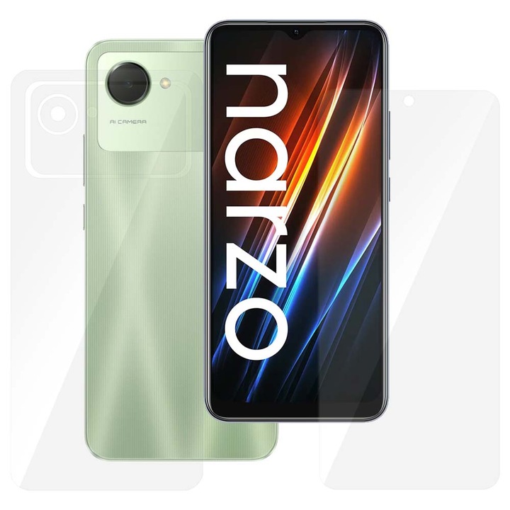 Комплект 2 фолиа SILKASE за Realme Narzo 50i Prime, защита на телефона, възобновяем силикон