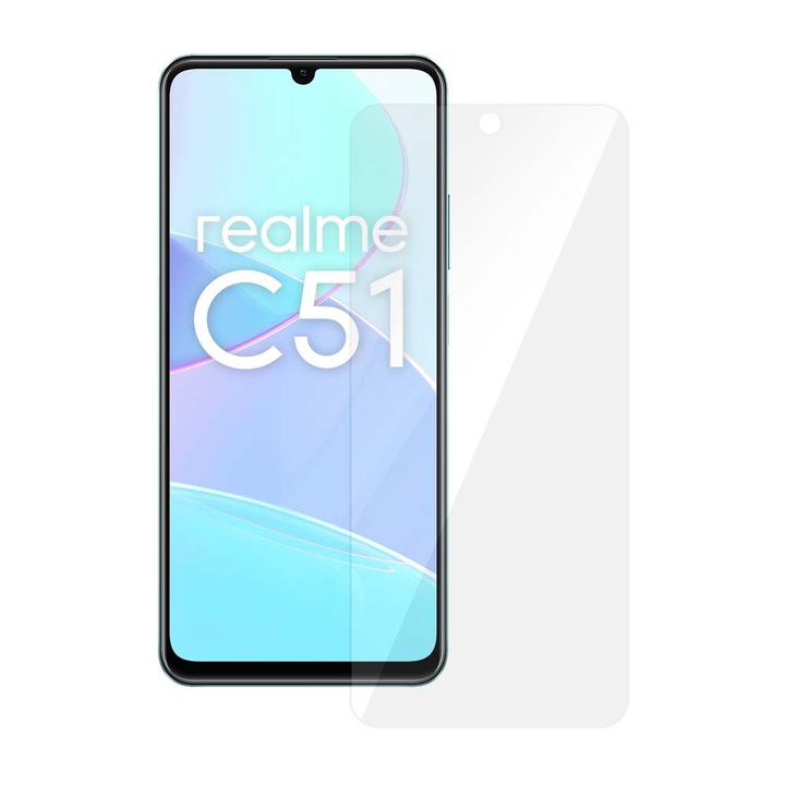 SILKASE fólia Realme C51-hez, képernyővédő, megújuló szilikon