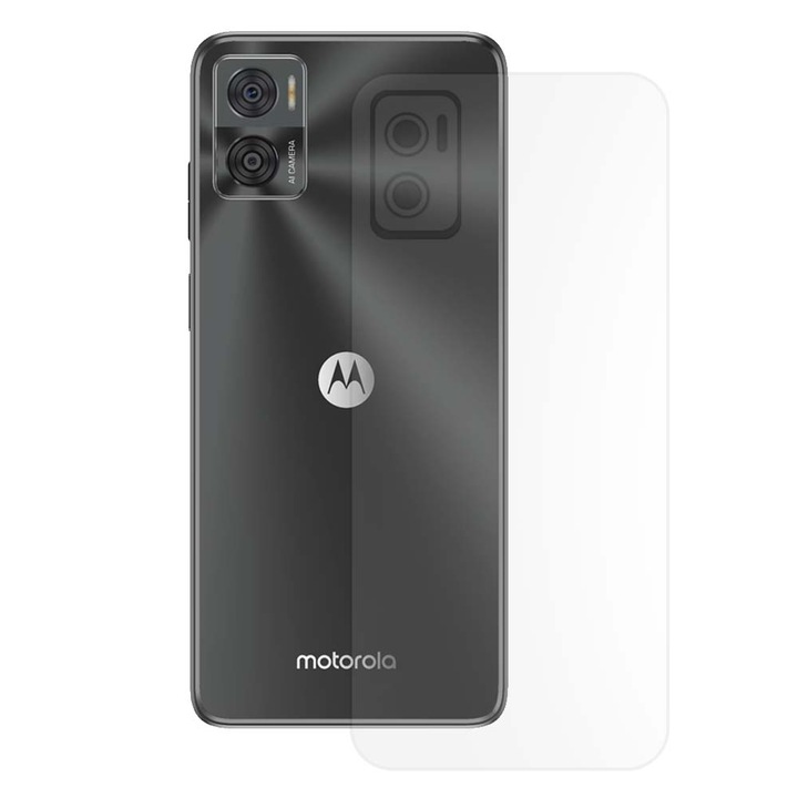 SILKASE matt hátfólia Motorola Moto E22i-hez, hátvédő, szilikon