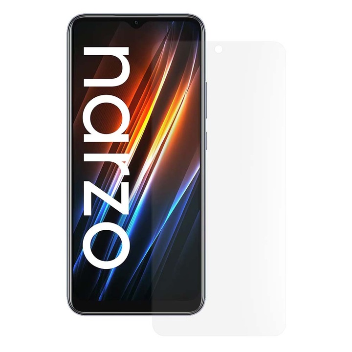 SILKASE matt fólia Realme Narzo 50i Prime-hoz, képernyővédő, szilikon