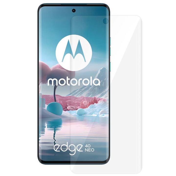 SILKASE fólia Motorola Edge 40 Neo-hoz, képernyővédő, megújuló szilikon