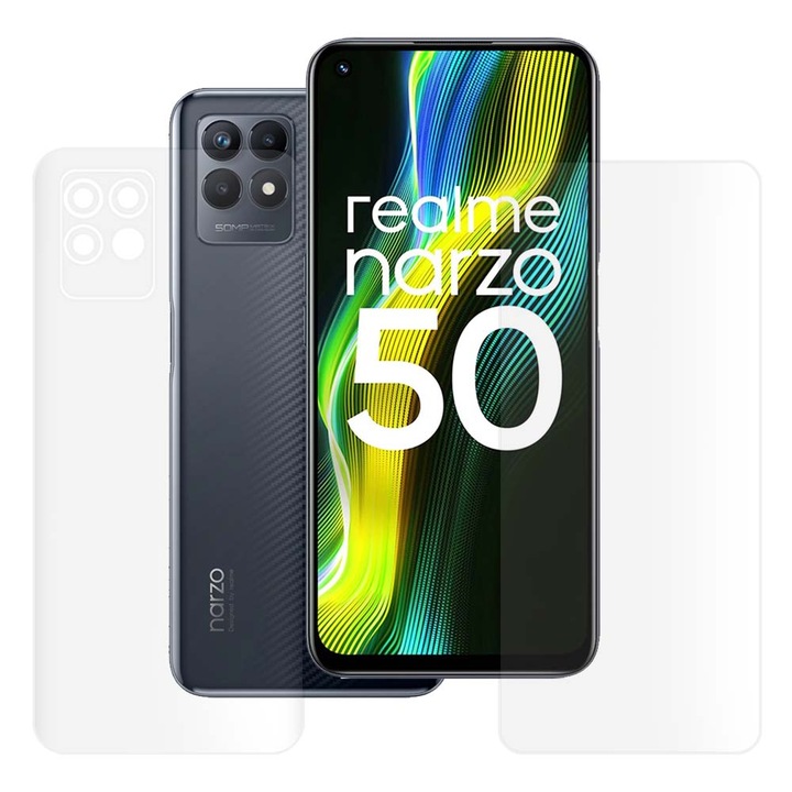 Комплект 2 матови фолиа SILKASE за Realme Narzo 50, защита на телефона, силикон