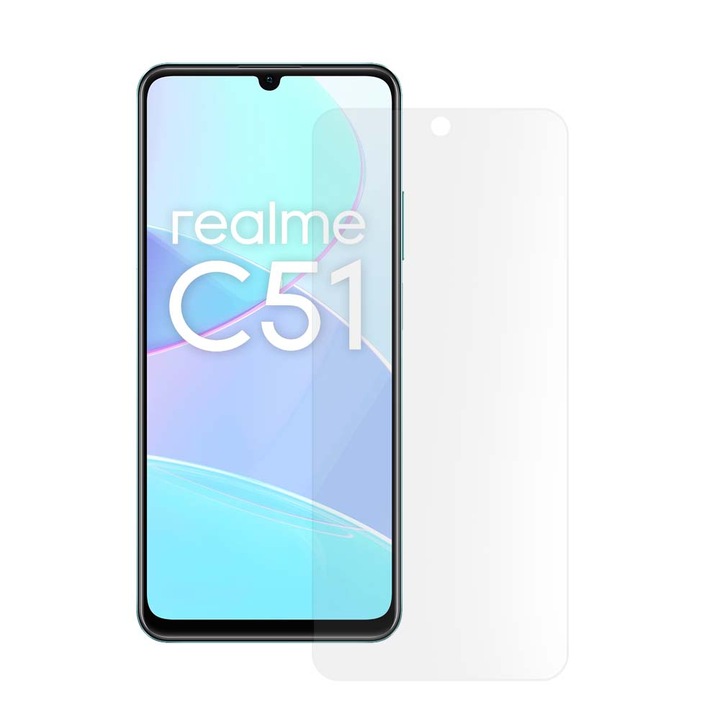 SILKASE matt fólia Realme C51-hez, képernyővédő, szilikon