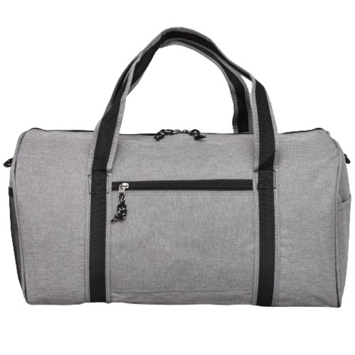 Спортен Сак 617-3, 51/29/25 см, Текстил, Сив
