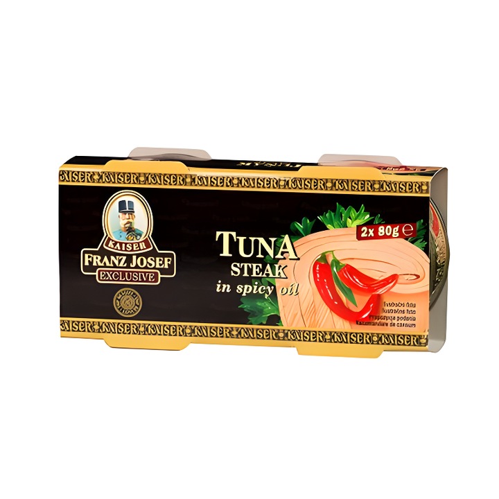 Ton file in ulei picant, Franz Josef Kaiser, 2 x 80 g