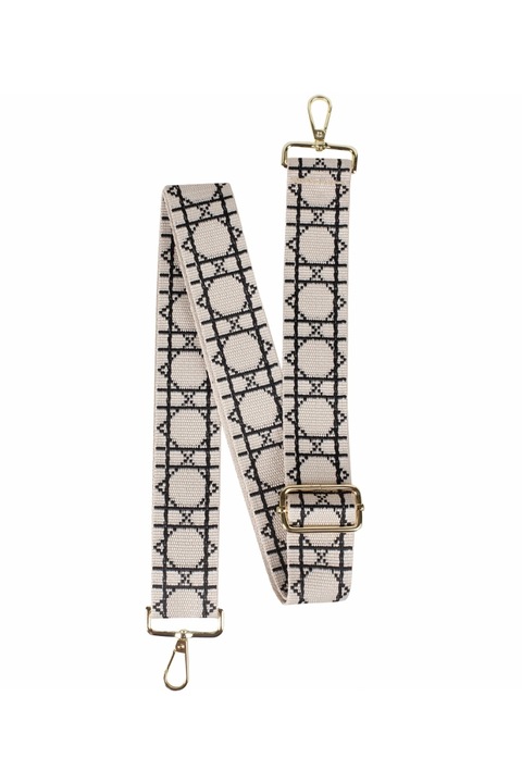 Curea pentru geanta de mana, Agrafka, model T-31, din bumbac, 135 CM, Multicolor