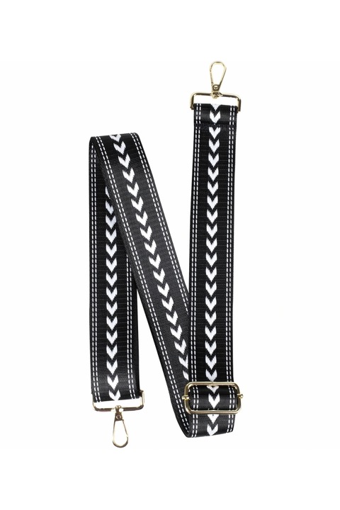 Curea pentru geanta de mana, Agrafka, model T-16, din bumbac, 135 CM, Multicolor