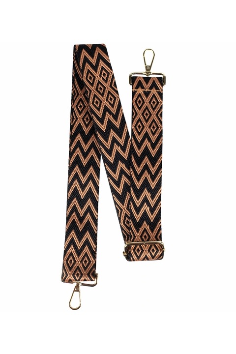 Curea pentru geanta de mana, Agrafka, model T-15, din bumbac, 135 CM, Multicolor