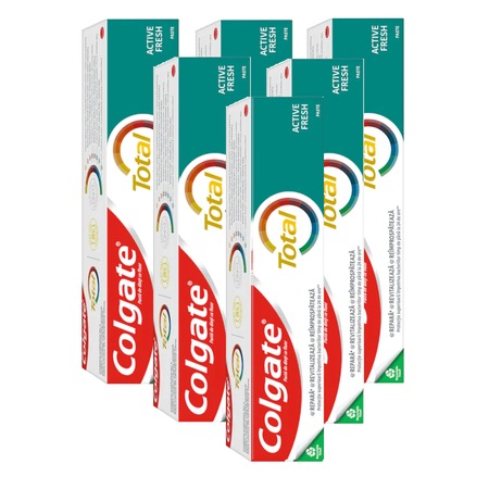 Pasta dinti Colgate Total Active Fresh, 6 x 100 ml - eMAG.ro