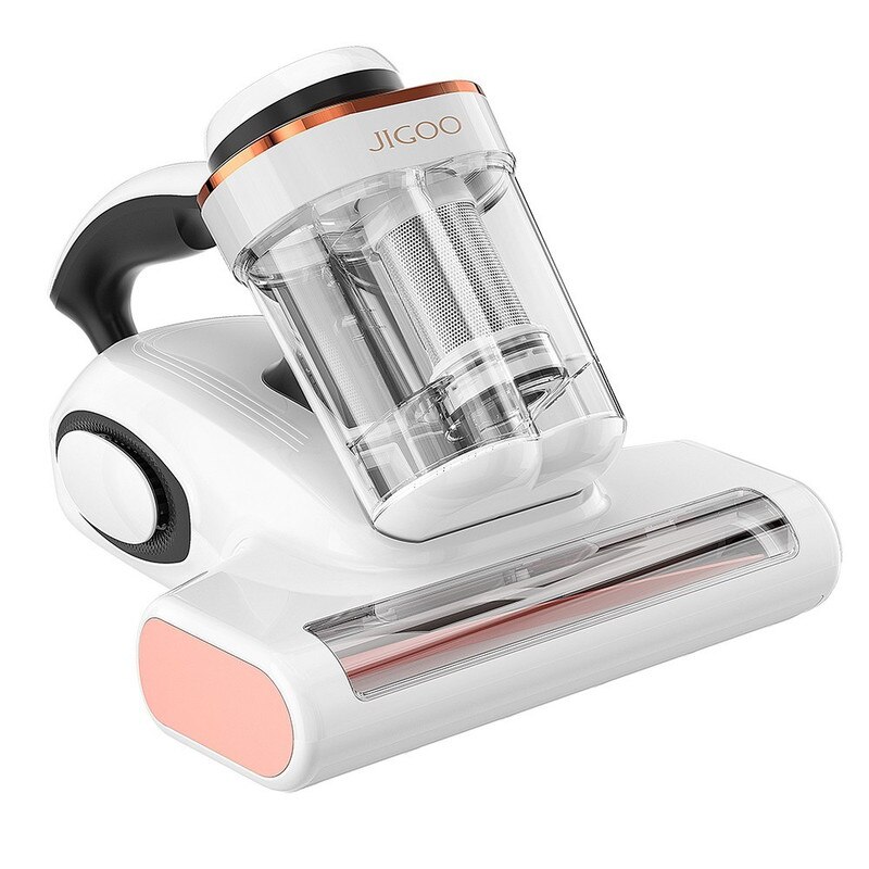 Aspirator JIGOO J300, curatare cu 13KPa, senzor acarieni, perie metalica, 55 grade aer cald, alb