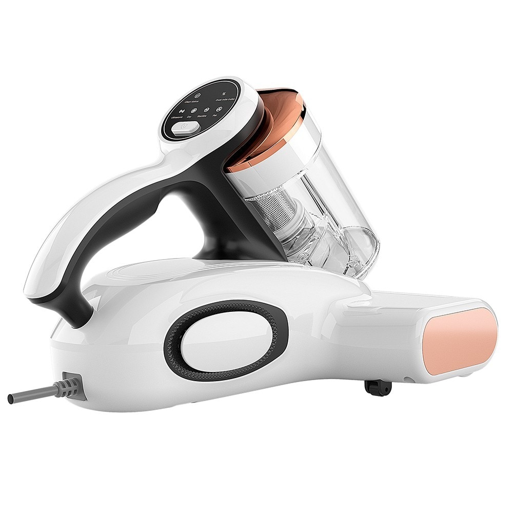 Aspirator JIGOO J300, putere 500W, senzor acarieni, perie metalica, 205mm, alb