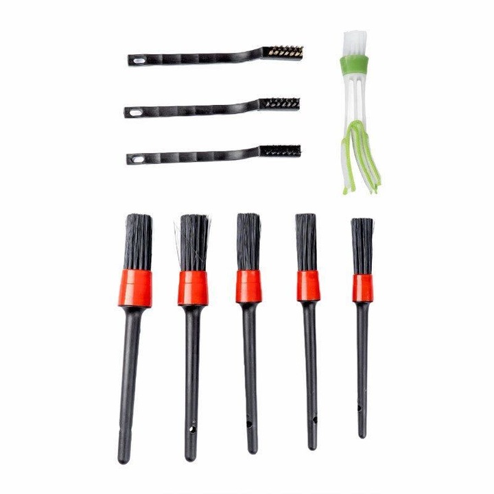 Set detailing auto, 9 piese, interior-exterior, 03099 Amio