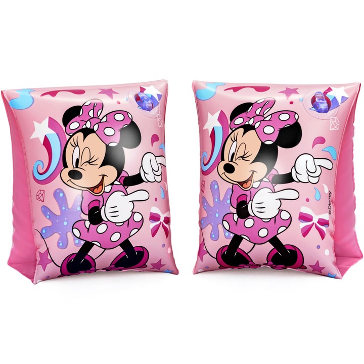 Aripioare inot Bestway - Disney Junior: Minnie, 23 x 15 cm